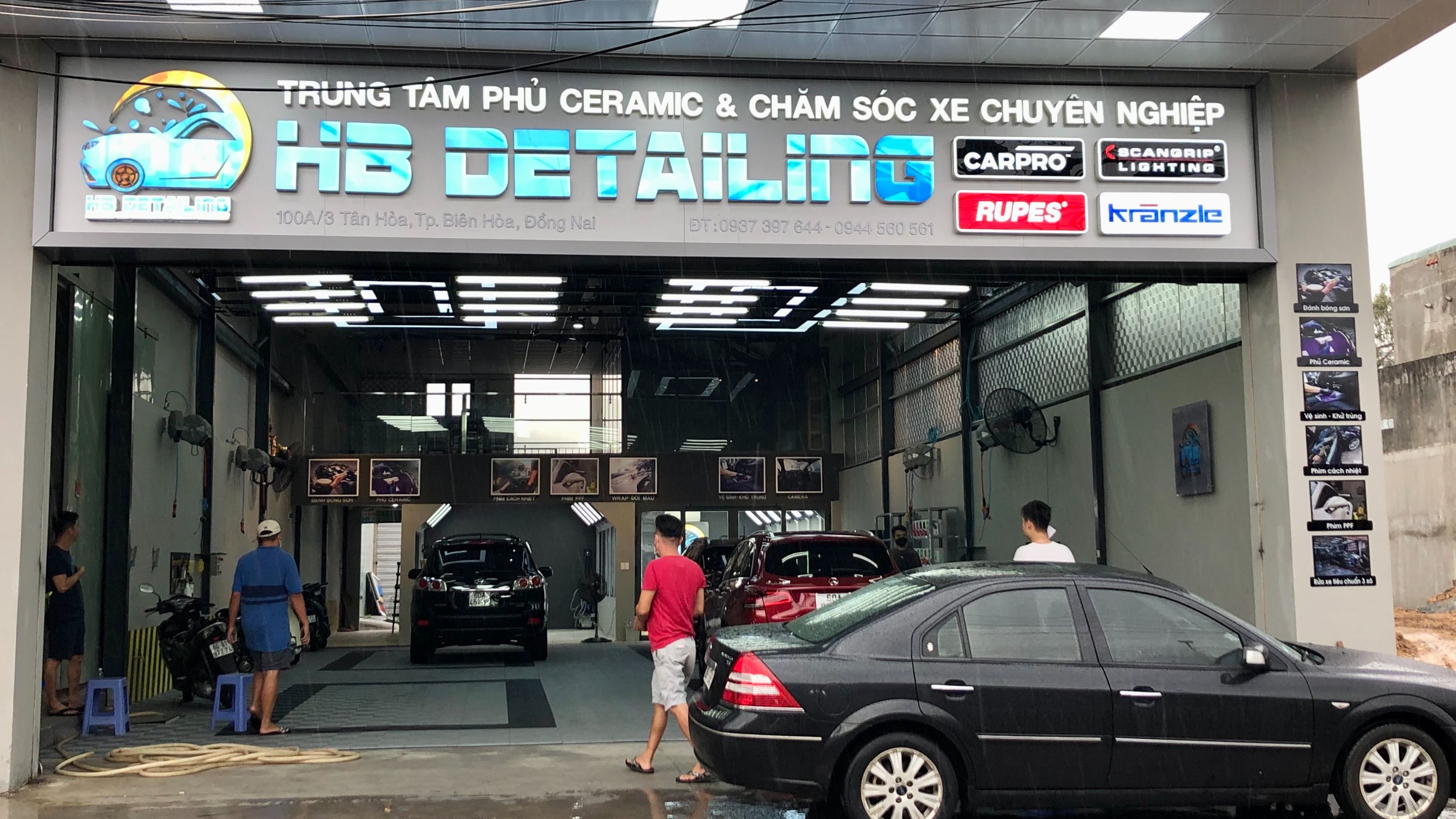 Đồng Nai: Đại lý dầu Wolver - Trung Tâm Phủ Ceramic Coating HB Detailing
